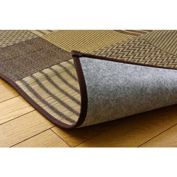 い草ラグ 夏用 国産 い草 上敷き 2畳 花ござ い草カーペット カーペット い草 ラグ い草ラグ DX京刺子 江戸間2畳 約174×174cm 不織布 い草上敷き |  | 11