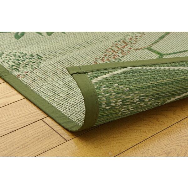 い草ラグ 夏用 い草 上敷き 2畳 い草カーペット カーペット い草 ラグ い草ラグ 亀甲柄 流水 江戸間2畳 約174×174cm 上敷きカーペット い草上敷き センターラグ |  | 04