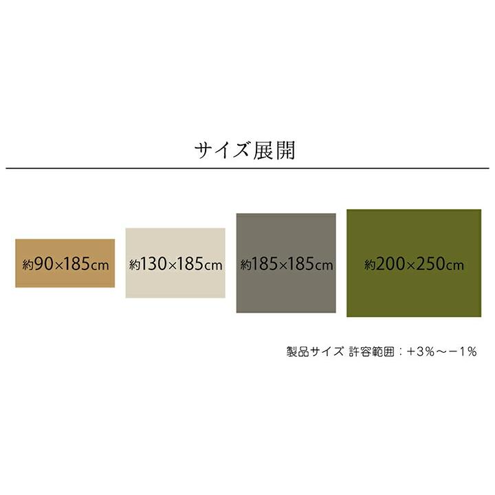 カーペット ラグマット ラグ 洗える 無地 はっ水 撥水 モデルノ 正方形 約185×185cm 滑り止め 床暖房対応 シェニール糸 絨毯 |  | 17