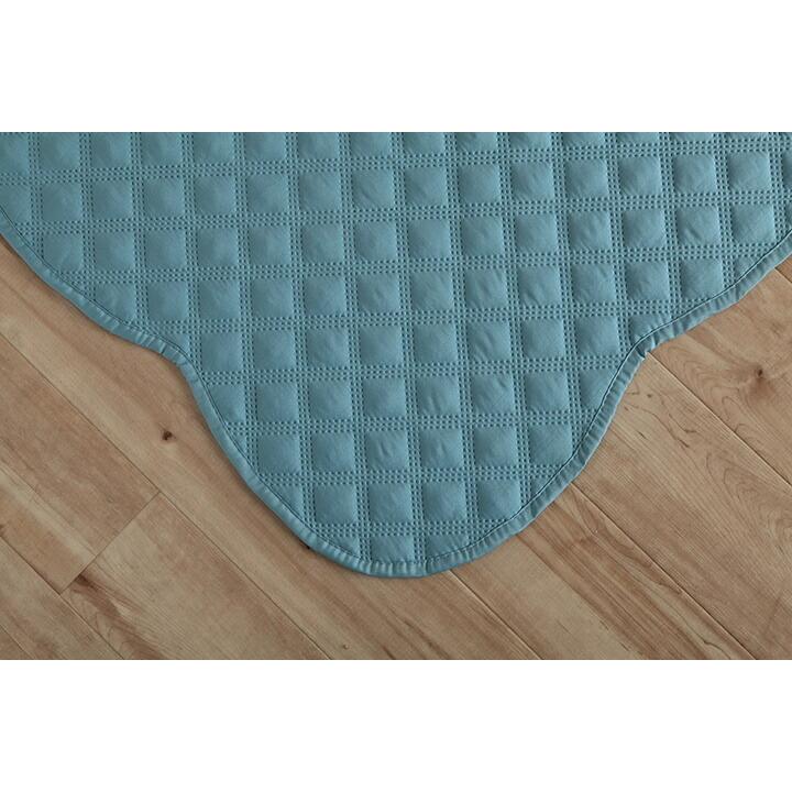 マルチカバー 洗える おしゃれ 長方形 約190×240cm 超音波キルト スカラップ ベッドスプレッド こたつカバー ソファカバー ホットカーペットカバー |  | 19