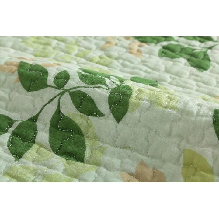 マルチカバー 洗える 正方形 約190×190cm 綿 リーフ 水洗いキルト リバーシブル ベッドスプレッド こたつカバー ソファカバー ホットカーペットカバー |  | 18