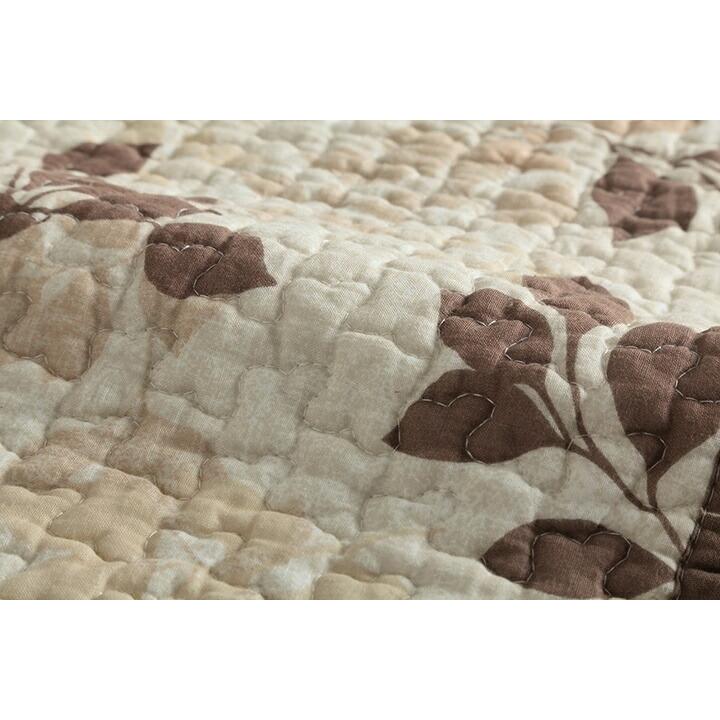 マルチカバー 洗える 長方形 約190×240cm 綿 リーフ 水洗いキルト リバーシブル ベッドスプレッド こたつカバー ソファカバー ホットカーペットカバー |  | 14