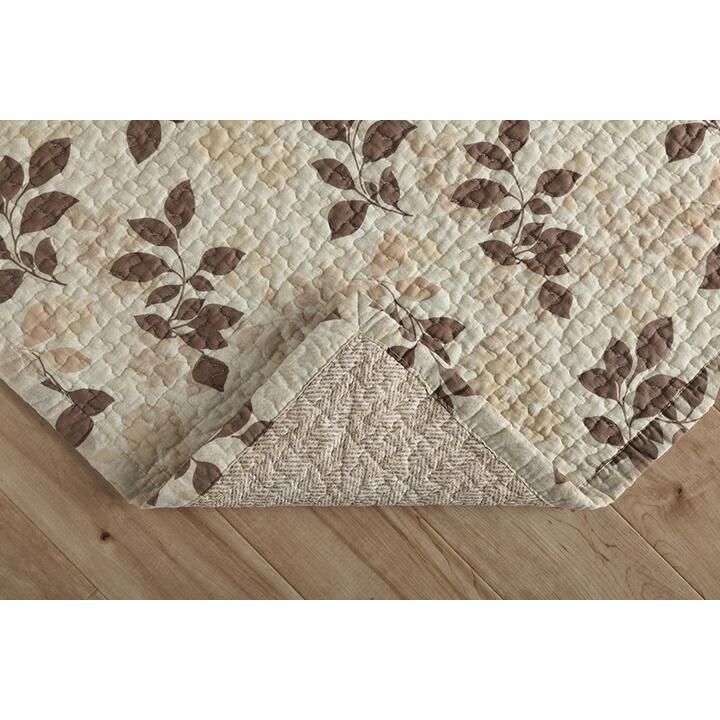 マルチカバー 洗える 長方形 約190×240cm 綿 リーフ 水洗いキルト リバーシブル ベッドスプレッド こたつカバー ソファカバー ホットカーペットカバー |  | 16