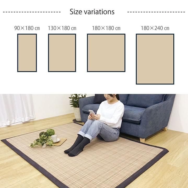 送料無料 ラグ マット ラグマット ふっくら 竹カーペット 竹ラグ バンブー DDXリオ 90×180cm 玄関マット バスマット エントランス フロアマット 絨毯 北欧 |  | 07