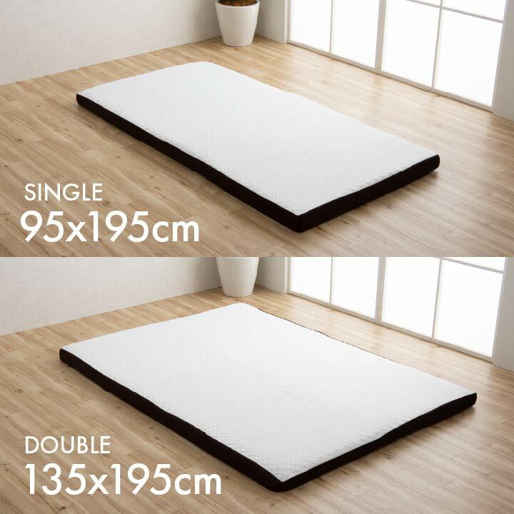寝具　高反発マットレス　防ダニ　洗えるカバー付き　収納便利　ボリューム　通気性　耐圧分散　シングル　約95×195×10cm |  | 08