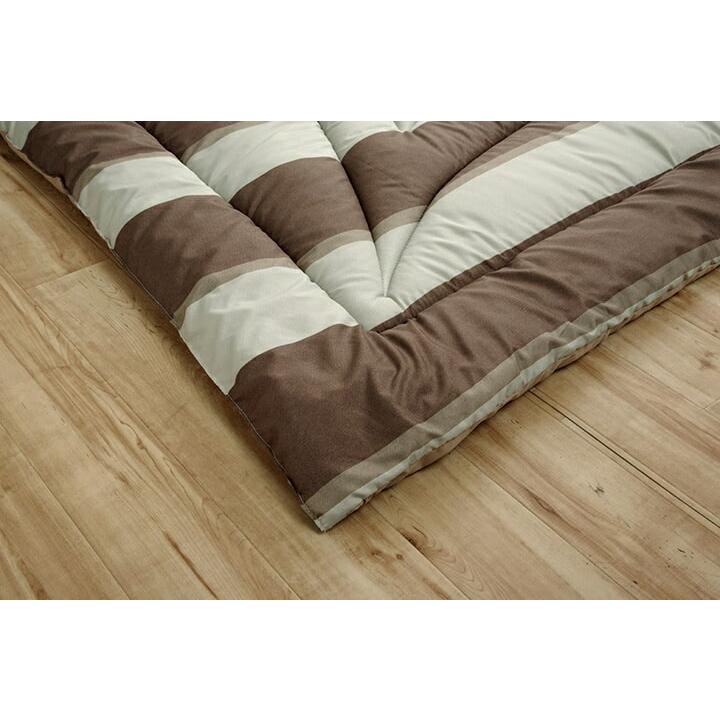 寝具　洗える　掛け布団　東レマッシュロン綿　軽量　かさ高　色柄選べる　日本製　シングルロング　ボーダーブルー　約150×210cm |  | 18