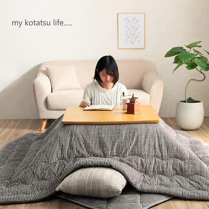 こたつ布団 長方形 大判無地 コーデュロイ調 抗菌防臭 約205×285cm 炬燵布団 コタツ布団 炬燵ふとん ウォッシャブル 洗える 暖かい 冬 おしゃれ モダン |  | 08