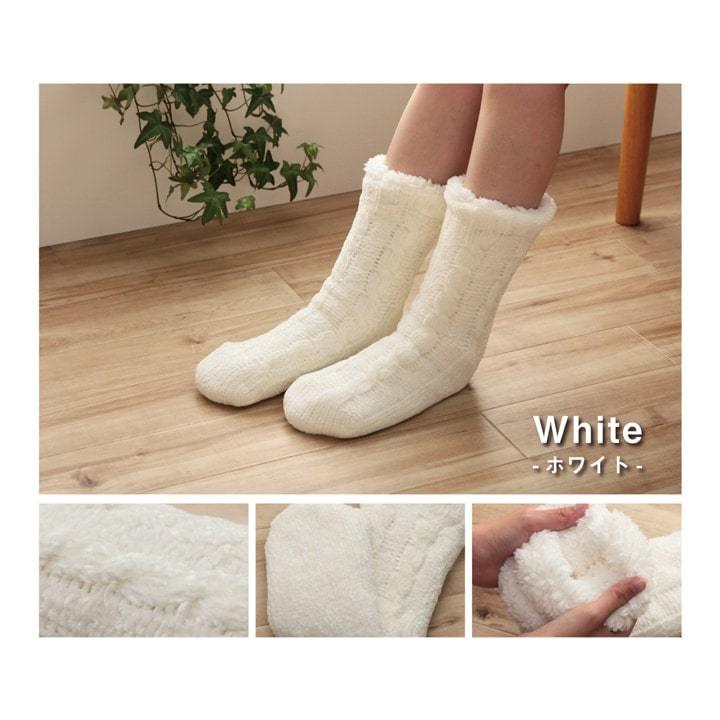 ソックス ルームソックス レディース 洗える 室内 もこもこ あったか 秋冬 冷え性 おしゃれ ギフト 足元がぽかぽか 裏ボア 滑り止め付き 靴下 ルームシューズ |  | 09