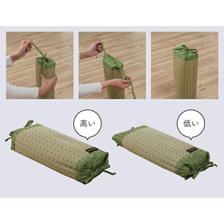 枕 まくら い草 高さが調整できる 抗菌防臭 消臭 シンプル 小林製薬コバガード使用 約30×15cm |  | 07