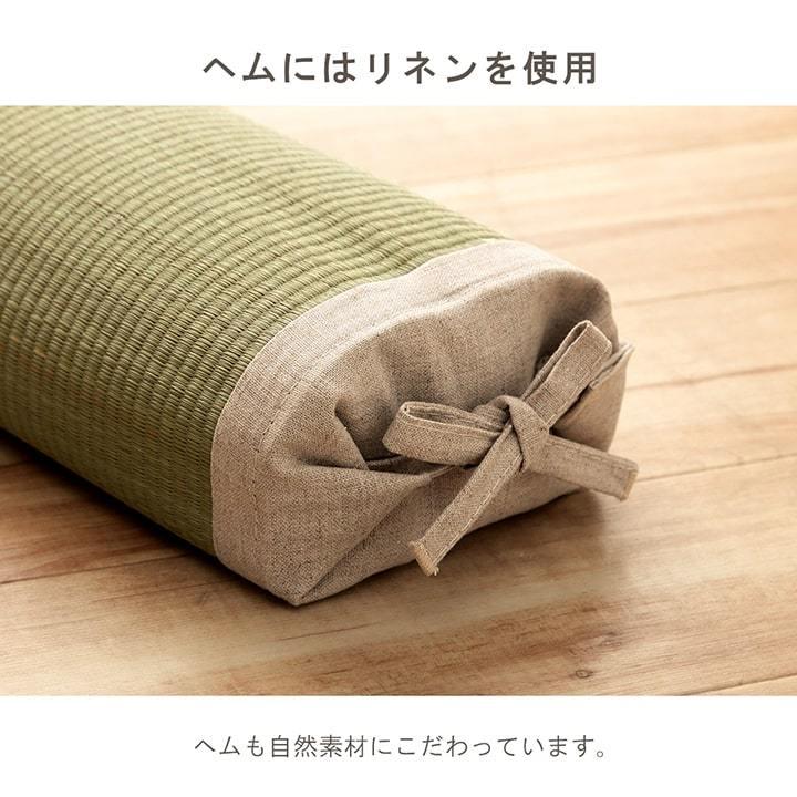 枕 ピロー 角枕 サスティナブル  自然素材 国産 日本製 い草 無垢 消臭 蒸れにくい ナチュラル 35×15cm 高さ調整 吸湿 無添加い草 |  | 08