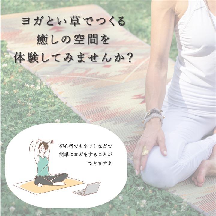 ヨガマット 国産 い草 畳 ヨガ ホットヨガマット 約60×180cm ストレッチマット ダイエット ホットヨガ ヨガ用品 運動マット 抗菌 防臭 滑りにくい クッション性 |  | 06