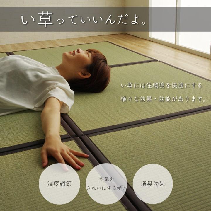 純国産 置き畳 ユニット畳 天竜 82×164×1.7cm 3枚1セット 軽量タイプ 置畳 たたみ カーペット 畳マット フローリング畳 和風 リビング 模様替え 抗菌 消臭 |  | 06