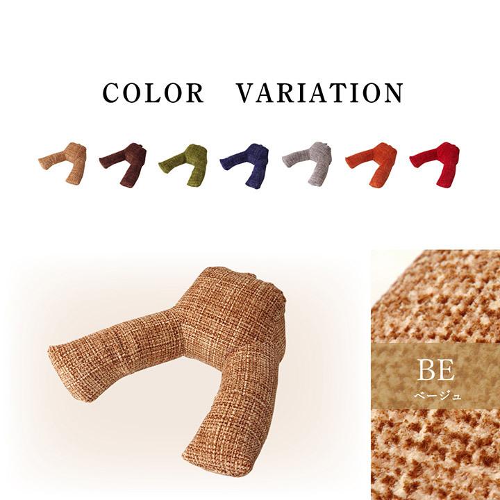 クッション 足長 リラックス 寝転ぶ 無地 シンプル ブラウン 約40×70×25cm |  | 07