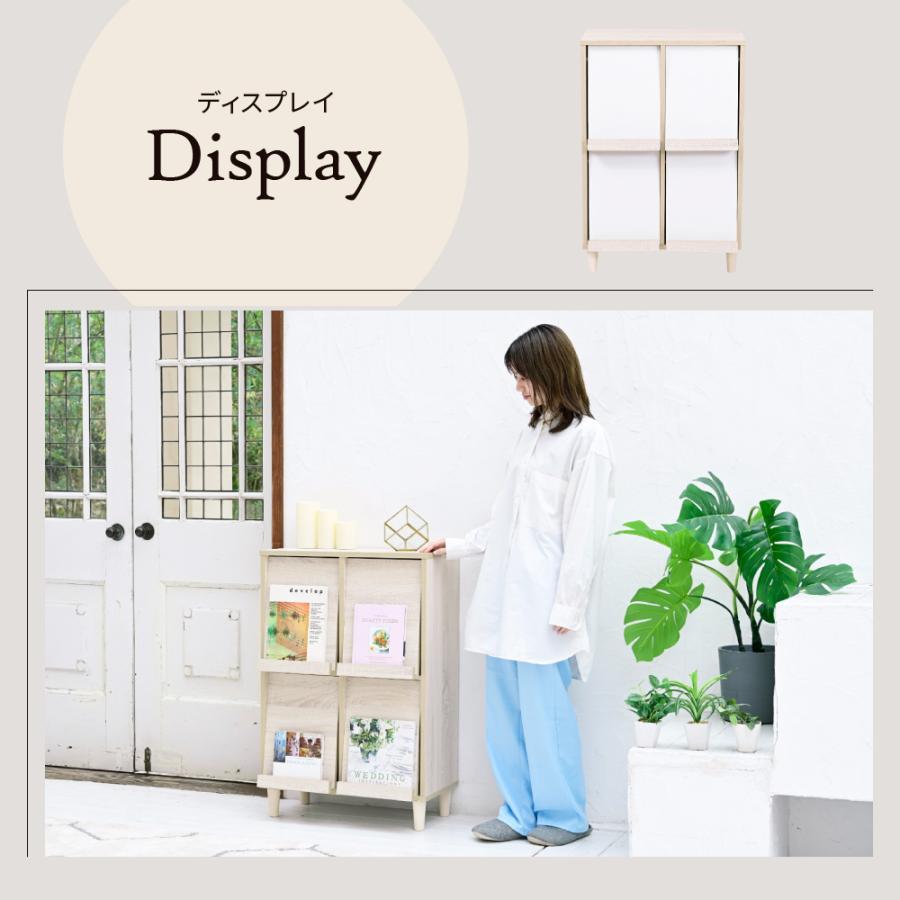 サイドボード モダン キャビネット 扉付き ディスプレイラック スリム ディスプレイ 収納 コンパクトキャビネット ミッドセンチュリー 幅60 リビング収納 a4 |  | 07