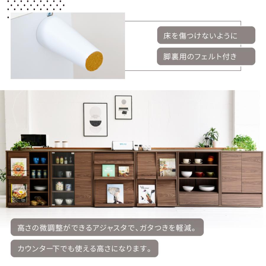 リビングチェスト おしゃれ キャビネット 引き出し リビングボード 北欧 扉付き チェストラック 木製 薄型 コンパクト 脚付き ラック 3段 幅60cm 高さ90cm |  | 13