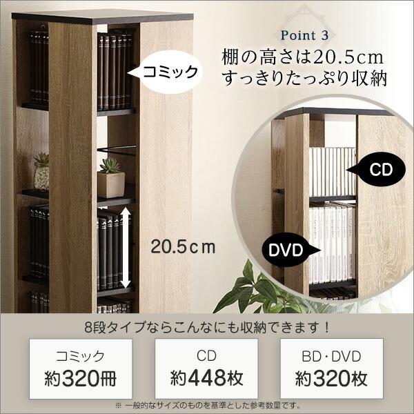 回転ブックラック8段【Kerbr-ケルブル-】 |  | 07