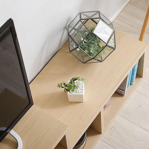 コンパクト伸縮テレビ台 ローボード テレビラック AVボード リビング収納 木製 シンプル コーナー |  | 07