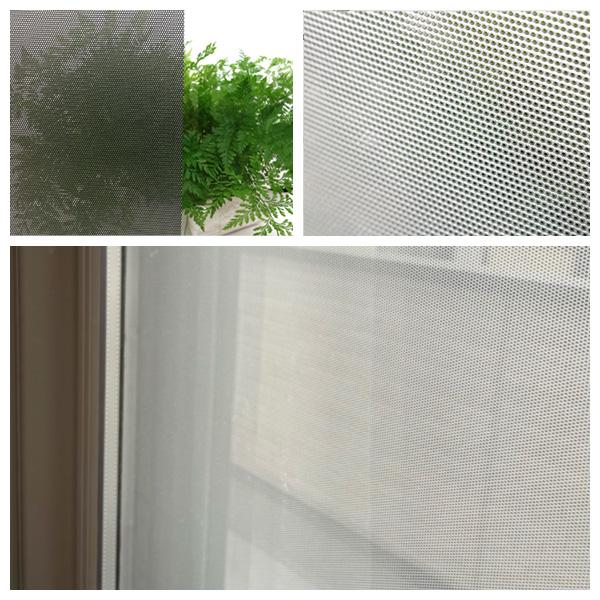 遮熱シート 90×92cm 2枚セット 日本製 遮熱 断熱効果 UVカット メッシュ 暑さ対策 節電 省エネ エコ 簡単 窓 網戸 簡単 貼るだけ 日よけ 目隠し 西日対策 | ブランド登録なし | 02