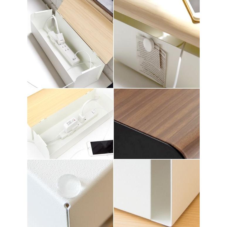 ケーブルボックス コードケース コンセント収納 タップボックス コンセント収納 木目 ケーブル隠しコード隠し 埃 ほこり防止 ほこり除け まとめる 配線収納 |  | 01