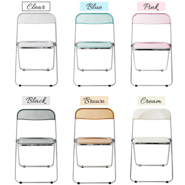 フォールディングチェアー  折りたたみチェアー 折畳みチェア 会議イス 椅子 スケルトン クリア ダイニングチェア リビング デスク ナチュラル テレワーク |  | 12