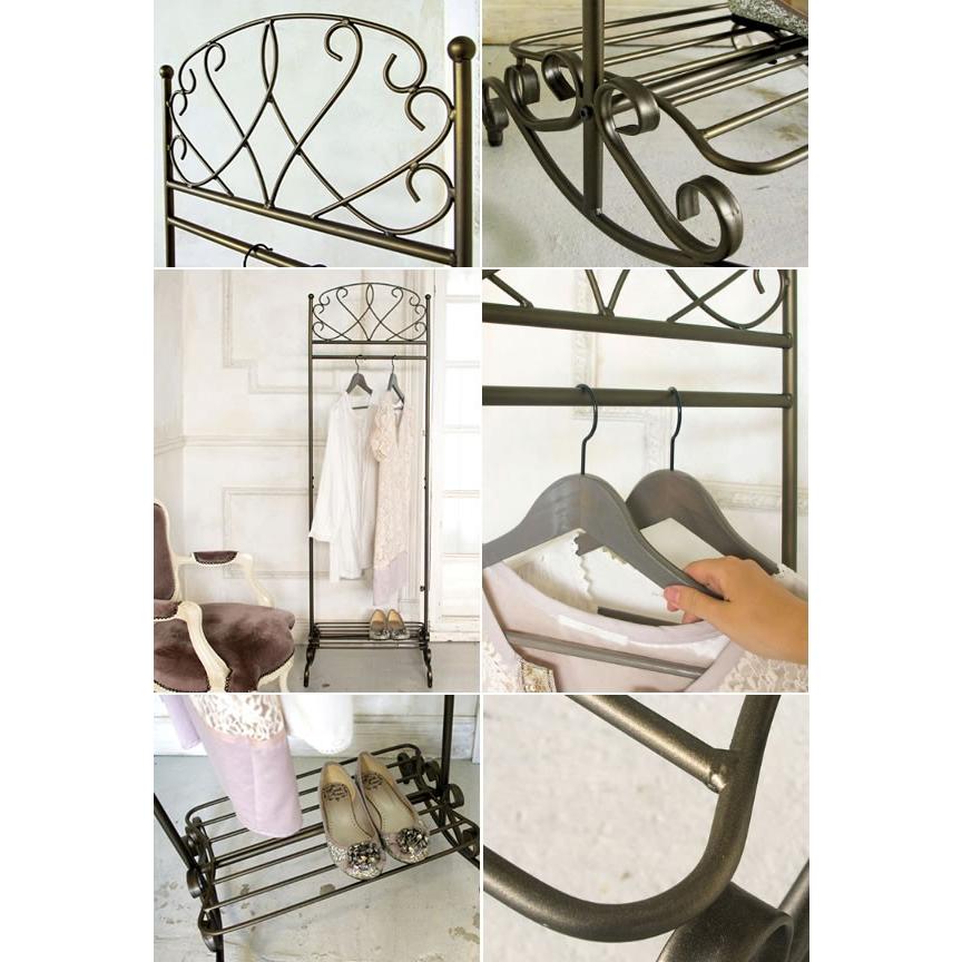 送料無料ゴールド ハンガーラック スチール スリム 省スペース 洋服掛け ハンガー掛け ロングコート コートハンガー 物干し 室内干し パイプハンガー |  | 01