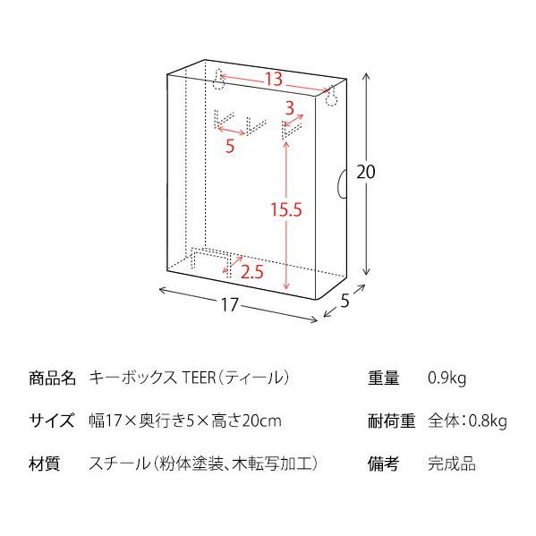 送料無料 キーボックス 壁掛け キーケース 鍵 収納 フック ボックス 紛失防止 鍵掛け 鍵かけ 鍵置き キーフック 壁面収納 玄関収納 ウォールボックス |  | 13