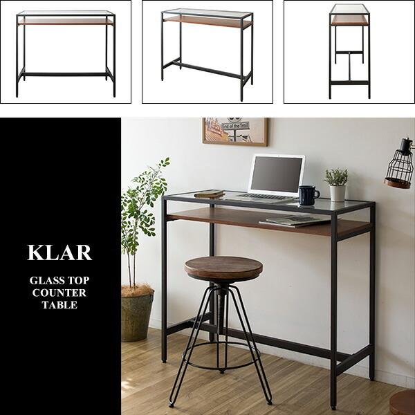 ガラストップカウンターテーブル コレクションテーブル ディスプレイ ハイテーブル バーテーブル スチール 幅100cm 奥行き40cm 高さ90cm 机 ダイニング リビング |  | 17