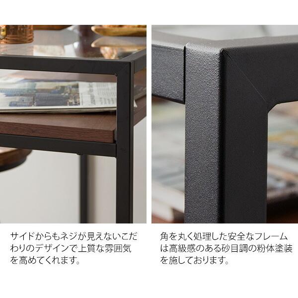 ガラストップカウンターテーブル コレクションテーブル ディスプレイ ハイテーブル バーテーブル スチール 幅100cm 奥行き40cm 高さ90cm 机 ダイニング リビング |  | 08