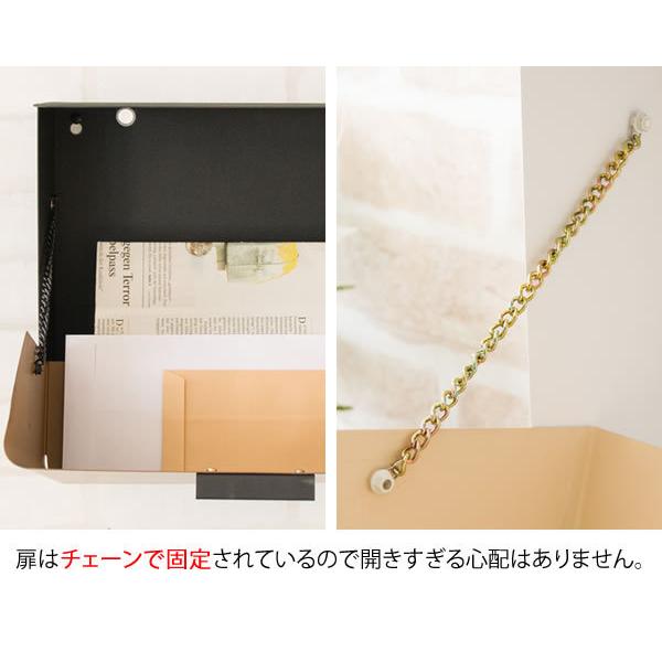 送料無料 メールボックス 鍵付き ポスト 壁掛け ステンレス 郵便ポスト 郵便受け 壁付け TEER 木目調 インダストリアル 西海岸 男前インテリア インテリア |  | 07