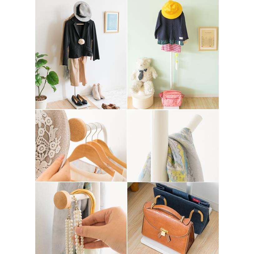 ハンガーラック ポールハンガー スリム 省スペース 玄関収納 コートハンガー コート掛け 洋服 洋服掛け かばん掛け 帽子掛け ワンピース ロングコート 子供部屋 |  | 01