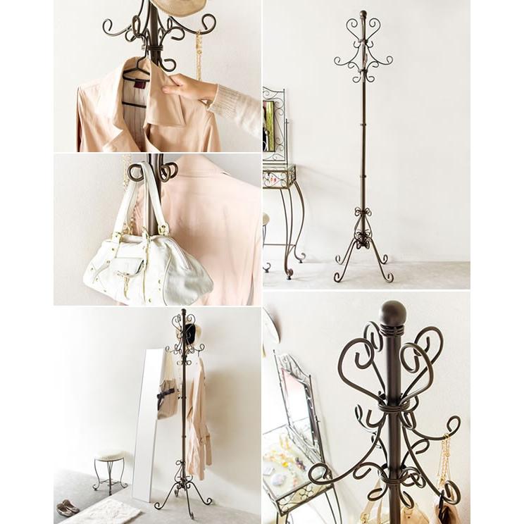 ポールハンガー コートハンガー ロートアイアン スリム 省スペース 玄関収納 ポールスタンド コート掛け 洋服 洋服掛け かばん掛け 帽子掛け 帽子掛け 衣類収納 |  | 01