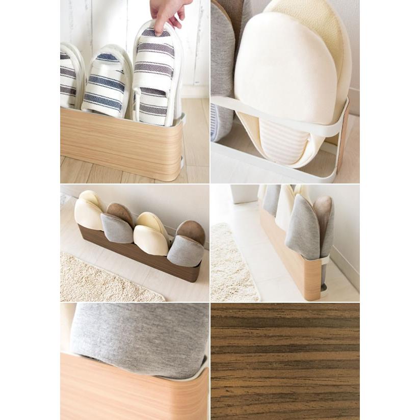 スリッパラック スリッパ入れ スリッパたて スリッパスタンド スリッパ立て スリッパホルダー 玄関収納 ナチュラル ギフト プレゼント ルームシューズ置き |  | 01