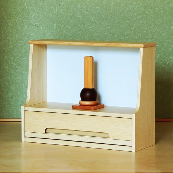 ミニ仏壇 コンパクト 天然木 完成品 省スペース 桐材 アッシュ材 Ayase アヤセ インテリア 木製 おしゃれ 引き出し ナチュラル 仏具 遺影 小さい ミニサイズ | ブランド登録なし | 06