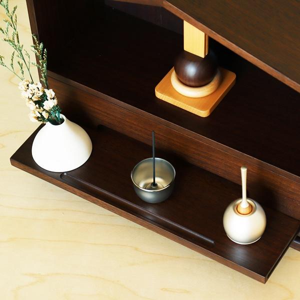 ミニ仏壇 コンパクト 天然木 完成品 省スペース 桐材 Tsuzuri ツヅリ インテリア 木製 おしゃれ 引き出し ナチュラル ブラウン 仏具 遺影 小さい ミニサイズ | ブランド登録なし | 08