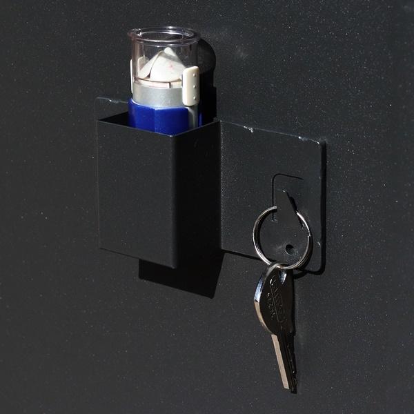 宅配ボックス ポスト付 郵便受け おしゃれ メールボックス 一戸建て 屋外 置き配 北欧 カントリー- 置き型 Jake-ジェイク ディムグレー シルバー 木目 モダン | ブランド登録なし | 16