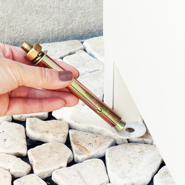 宅配ボックス付ポスト 置き型 鍵付き メールボックス 郵便受け スタンドポスト おしゃれ レトロ ダークグレー グレージュ 木目 屋外 Gian-ジャン- |  | 10