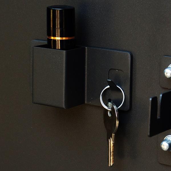 宅配ボックス ポスト付 スタンドポスト 郵便受け メールボックス おしゃれ アンティーク レトロ ディムグレー ボルドー Marisa-マリーザ- 置き型 |  | 10