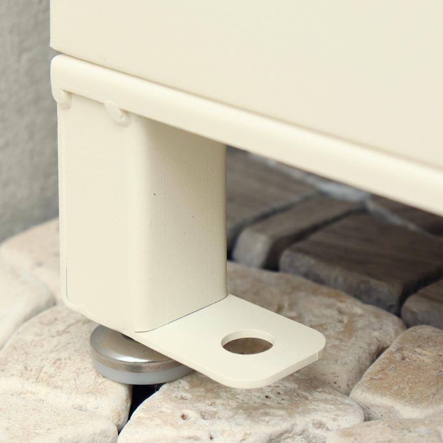 宅配ボックス付ポスト 郵便ポスト メールボックス 一戸建て用 一体型 郵便受け スタンドポスト おしゃれ 北欧 カントリー モダン 木目 ティムグレー アイボリー | ブランド登録なし | 13