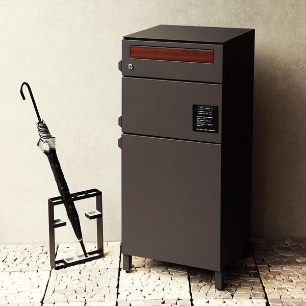 宅配ボックス付ポスト 宅配2段タイプ 一戸建て 宅配ポスト 郵便ポスト 大容量 大型 鍵付き 一体型 メールボックス 置き型ポスト スタンドポスト おしゃれ |  | 04