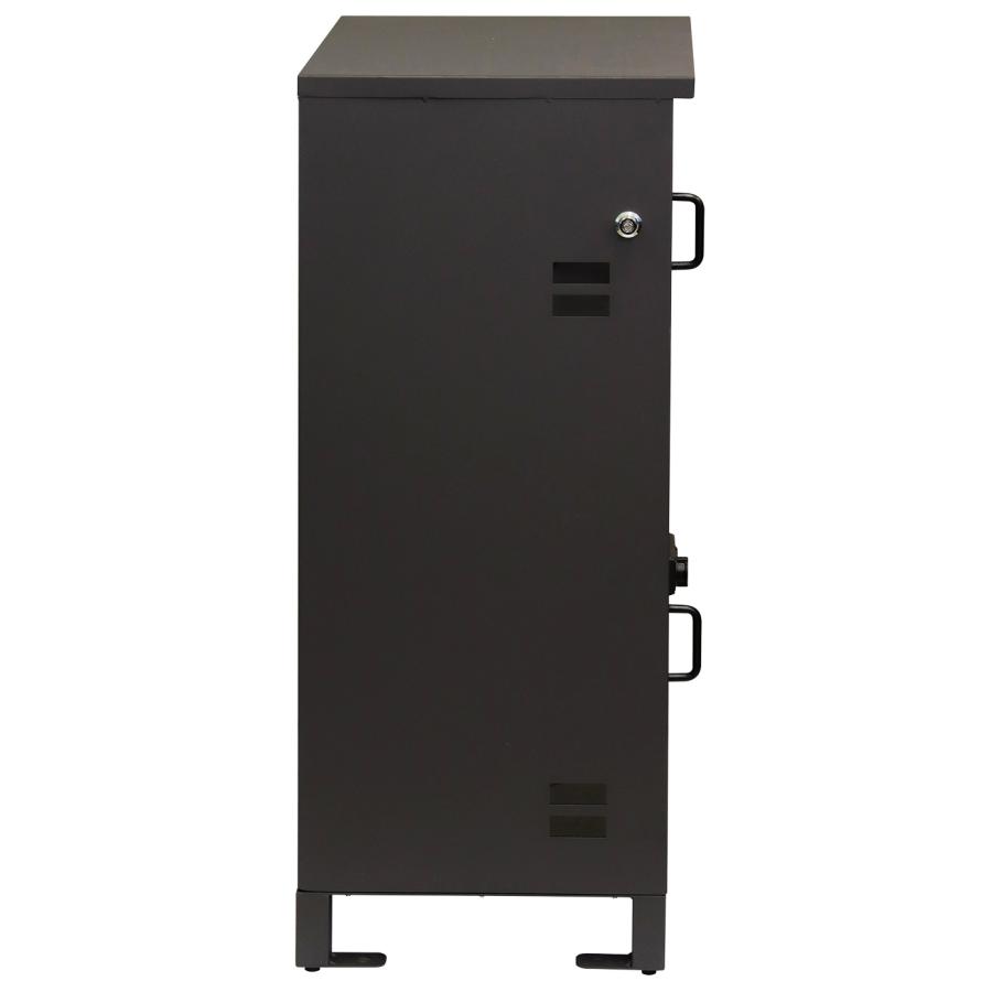 宅配ボックス ポスト付 郵便受け 鍵付き おしゃれ メールボックス 一戸建て 屋外 置き配 北欧 カントリー ダークグレー ミルクティーベージュ 木目 モダン | ブランド登録なし | 17