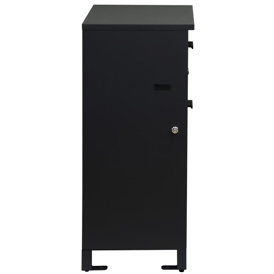 宅配ボックス付ポスト ポスト付宅配ボックス スタンドポスト 宅配BOX 置き型 自立 郵便ポスト 鍵付き おしゃれ 北欧 モダン レトロ ダークグレー ホワイト 木目 | ブランド登録なし | 17