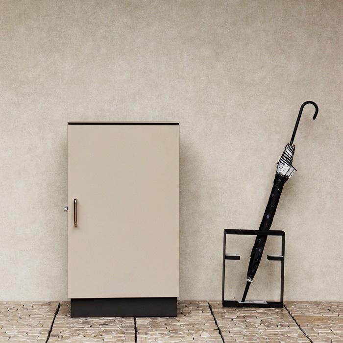 宅配ボックス 鍵付き シンプルデザイン ステンレス ボルドー/ライトベージュ 金属製 おしゃれ 北欧 レトロ カントリー モダン 一軒家 一戸建て 不在対策 | ブランド登録なし | 05