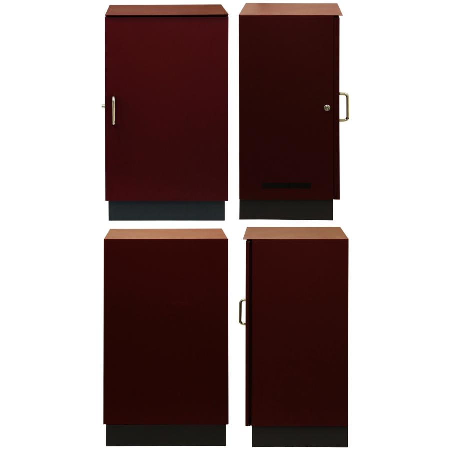 宅配ボックス 鍵付き シンプルデザイン ステンレス ボルドー/ライトベージュ 金属製 おしゃれ 北欧 レトロ カントリー モダン 一軒家 一戸建て 不在対策 | ブランド登録なし | 11