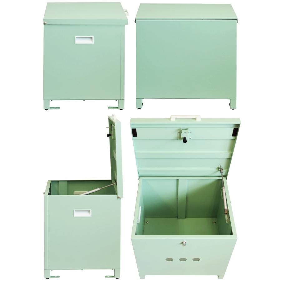 宅配ボックス おしゃれ ベージュ グリーン 北欧 カントリー かわいい モダン 一戸建て 一軒家 宅配BOX 鍵付き 施錠 高級感 1段 スリット窓 玄関前 本体完成品 | ブランド登録なし | 13