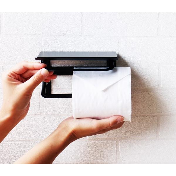 アイアントイレットペーパーホルダー シングル おしゃれ 完成品 ブラック ホワイト シャンパン 北欧 レトロ ヴィンテージ モダン アンティーク Abel-アベル- | ブランド登録なし | 06