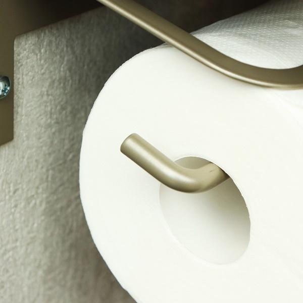 トイレットペーパーホルダー アイアン ストックタイプ ダブル 2連 おしゃれ 北欧 モダン ヴィンテージ 飾り棚 棚付 シンプル アンティーク ブラック シャンパン |  | 11