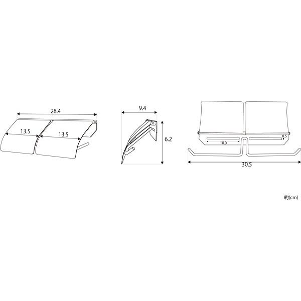 トイレットペーパーホルダー アイアン ダブル 2連 おしゃれ 北欧 モダン ヴィンテージ レトロ シンプル 紙巻器 タオルハンガー ペーパーホルダー アンティーク |  | 10