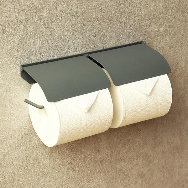 トイレットペーパーホルダー アイアン ダブル 2連 おしゃれ 北欧 モダン ヴィンテージ レトロ シンプル 紙巻器 タオルハンガー ペーパーホルダー アンティーク |  | 02