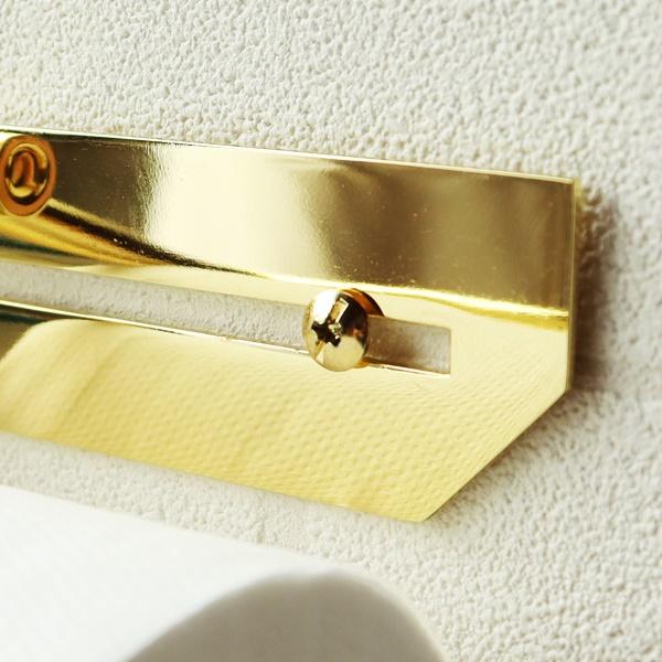 トイレットペーパーホルダー 真鍮 シングル おしゃれ 北欧 アンティーク ゴールド 金色 カバー 高級感 タオルハンガー レトロ モダン クラシック 紙巻器 |  | 11