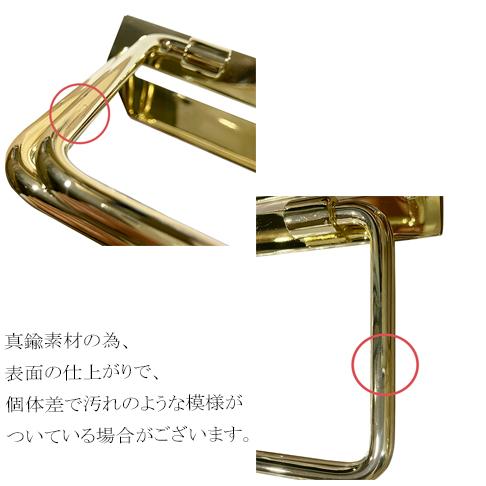 トイレットペーパーホルダー 真鍮 ダブル おしゃれ 北欧 アンティーク ゴールド 金色 カバー 高級感 タオルハンガー レトロ モダン クラシック 紙巻器 完成品 | ブランド登録なし | 13